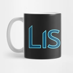 Lisk Cryptocurrency Logo. Mug